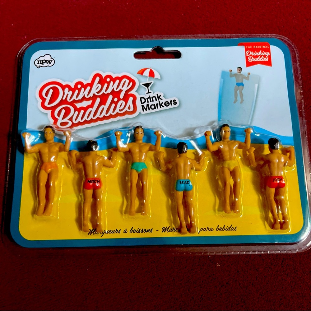 NEW Drinking Buddies Drink Markets Chad the drinking buddy novelty
